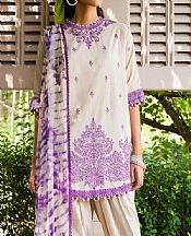 Off-white Lawn Suit- Pakistani Lawn Dress