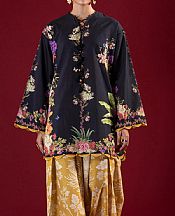 Sana Safinaz Black Lawn Suit (2 pcs)- Pakistani Lawn Dress
