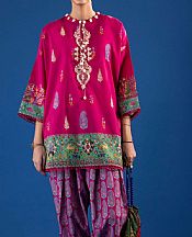 Sana Safinaz Hot Pink Lawn Suit (2 pcs)- Pakistani Lawn Dress
