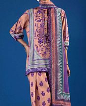 Sana Safinaz Peach Lawn Suit- Pakistani Lawn Dress