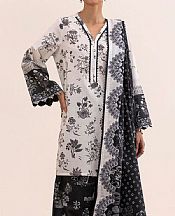 White/Black Lawn Suit