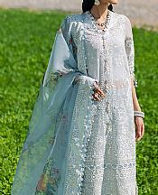 Baby Blue Net Suit- Pakistani Chiffon Dress