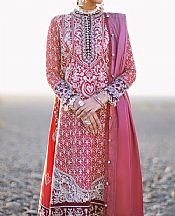 Red Lawn Suit- Pakistani Designer Lawn Dress