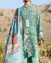 Sea Green Net Suit- Pakistani Chiffon Dress