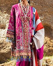 Shocking Pink Lawn Suit