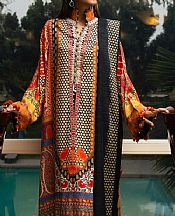 Sana Safinaz Multicolor Linen Suit- Pakistani Winter Dress