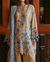 Sana Safinaz Tan Linen Suit