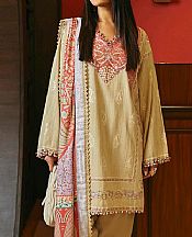 Sana Safinaz Ivory Slub Suit