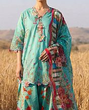 Sana Safinaz Sea Green Lawn Suit- Pakistani Lawn Dress