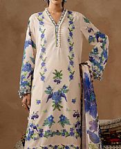 Sana Safinaz Off-white Lawn Suit- Pakistani Designer Lawn Suits
