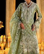 Sana Safinaz Apple Green Lawn Suit- Pakistani Lawn Dress