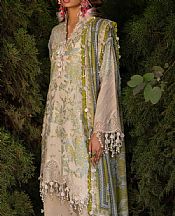 Sana Safinaz Grey/Green Lawn Suit- Pakistani Lawn Dress