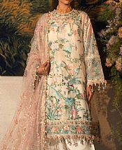 Sana Safinaz Turquoise/Peach Net Suit- Pakistani Designer Lawn Suits