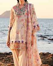 Sana Safinaz Ivory Lawn Suit- Pakistani Designer Lawn Suits