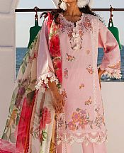 Sana Safinaz Baby Pink Chambray Suit- Pakistani Designer Lawn Suits