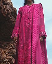 Magenta Slub Suit- Pakistani Winter Dress