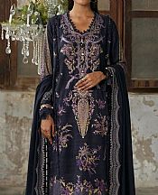 Midnight Blue Slub Suit- Pakistani Winter Clothing