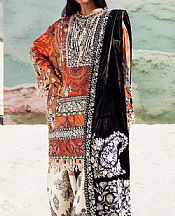 Cadmium Orange Slub Suit