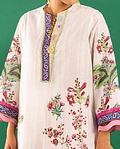 Sana Safinaz Ivory Lawn Suit (2 pcs)- Pakistani Lawn Dress