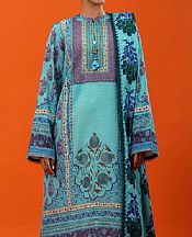 Fountain Blue Slub Suit (2 Pcs)