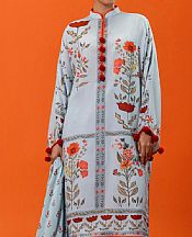 Cloudy Blue Linen Suit