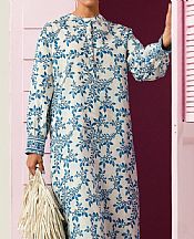 Sana Safinaz Blue/Light Grey Lawn Suit (2 pcs)- Pakistani Lawn Dress