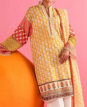 Sana Safinaz Butterscotch Lawn Suit (2 pcs)- Pakistani Lawn Dress