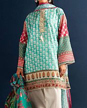 Sana Safinaz Light Sea Green Lawn Suit (2 pcs)- Pakistani Designer Lawn Suits