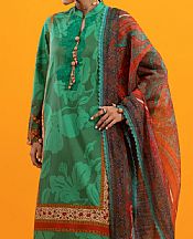 Sana Safinaz Green Lawn Suit- Pakistani Lawn Dress
