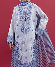 Sana Safinaz Grey/Blue Lawn Suit- Pakistani Designer Lawn Suits