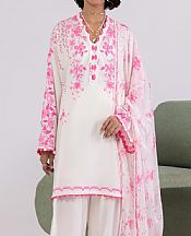 Sana Safinaz White/Pink Lawn Suit- Pakistani Lawn Dress