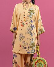 Sana Safinaz Light Peach Lawn Suit (2 pcs)- Pakistani Designer Lawn Suits