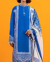 Sana Safinaz Blue Lawn Suit (2 pcs)- Pakistani Lawn Dress