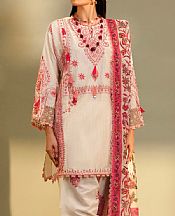 Sana Safinaz Beige Dobby Suit- Pakistani Designer Lawn Suits