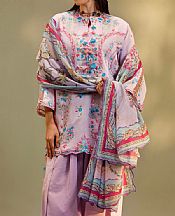 Sana Safinaz Lilac Chambray Suit- Pakistani Lawn Dress
