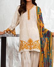 Sana Safinaz Ivory Lawn Suit- Pakistani Lawn Dress