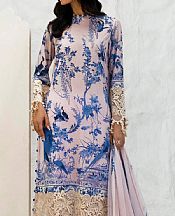 Sana Safinaz Light Pink/Blue Lawn Suit- Pakistani Lawn Dress