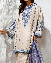 Sana Safinaz Ivory Lawn Suit- Pakistani Lawn Dress