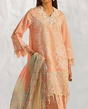 Sana Safinaz Dark Salmon Chambray Suit- Pakistani Lawn Dress