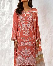 Sana Safinaz Pale Carmine Lawn Suit- Pakistani Designer Lawn Suits