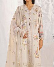 Sana Safinaz Off White Lawn Suit- Pakistani Lawn Dress