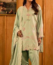 Sana Safinaz Sage Green Slub Suit- Pakistani Winter Dress