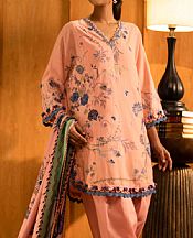 Sana Safinaz Light Salmon Slub Suit- Pakistani Winter Dress