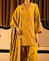 Sana Safinaz Mustard Slub Suit- Pakistani Winter Clothing