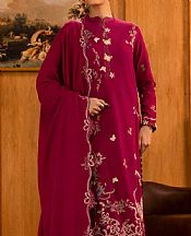 Sana Safinaz Raspberry Slub Suit- Pakistani Winter Clothing