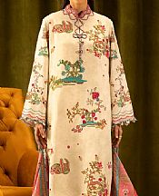 Sana Safinaz Ivory Linen Suit- Pakistani Winter Clothing