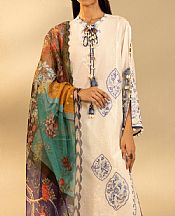 Sana Safinaz Off White Lawn Suit- Pakistani Designer Lawn Suits