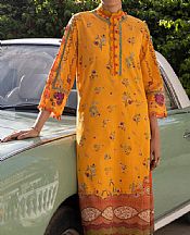 Sana Safinaz Orange Lawn Suit (2 pcs)- Pakistani Lawn Dress
