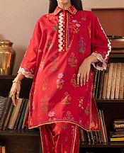 Sana Safinaz Scarlet Lawn Suit (2 pcs)- Pakistani Lawn Dress