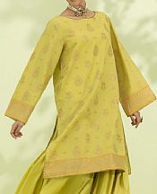 Yellow Jacquard Suit (2 Pcs)- Pakistani Lawn Dress